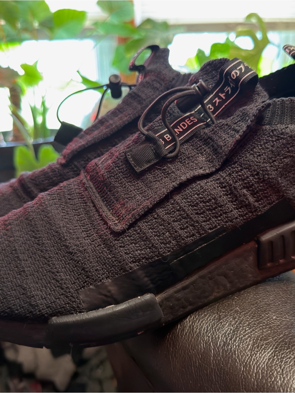 SIZE 12 Adidas NMD TS1 PK Gore Tex Black Primeknit Running Shoes
